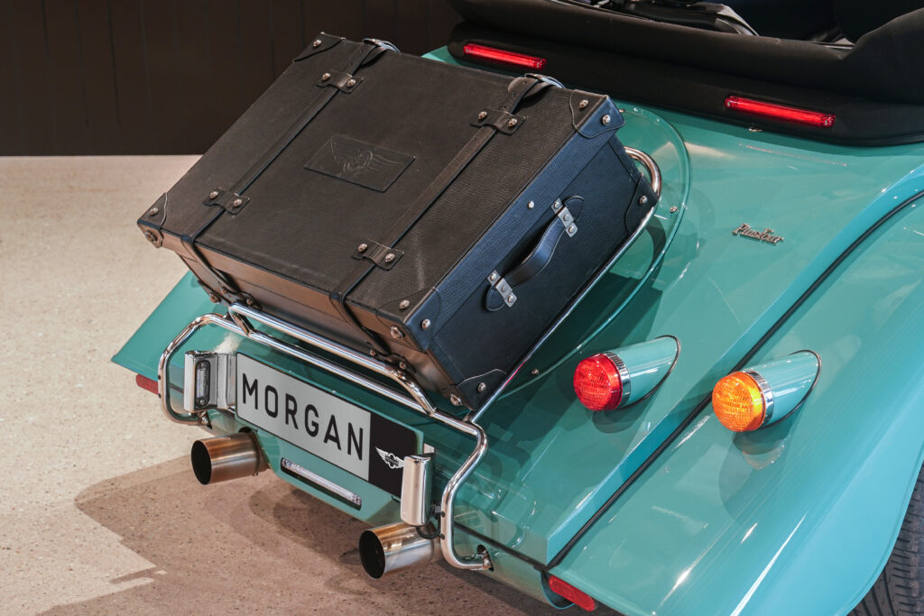Morgan Leather Suitcase - Tan - Morgan Motor Company Shop